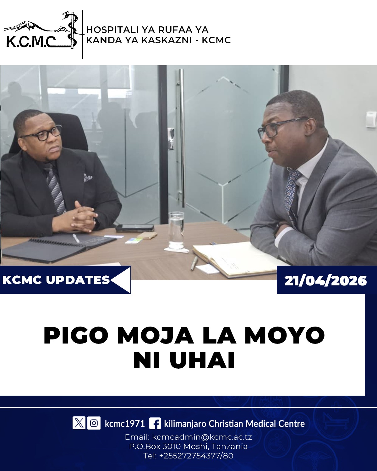 PIGO MOJA LA MOYO NI UHAI