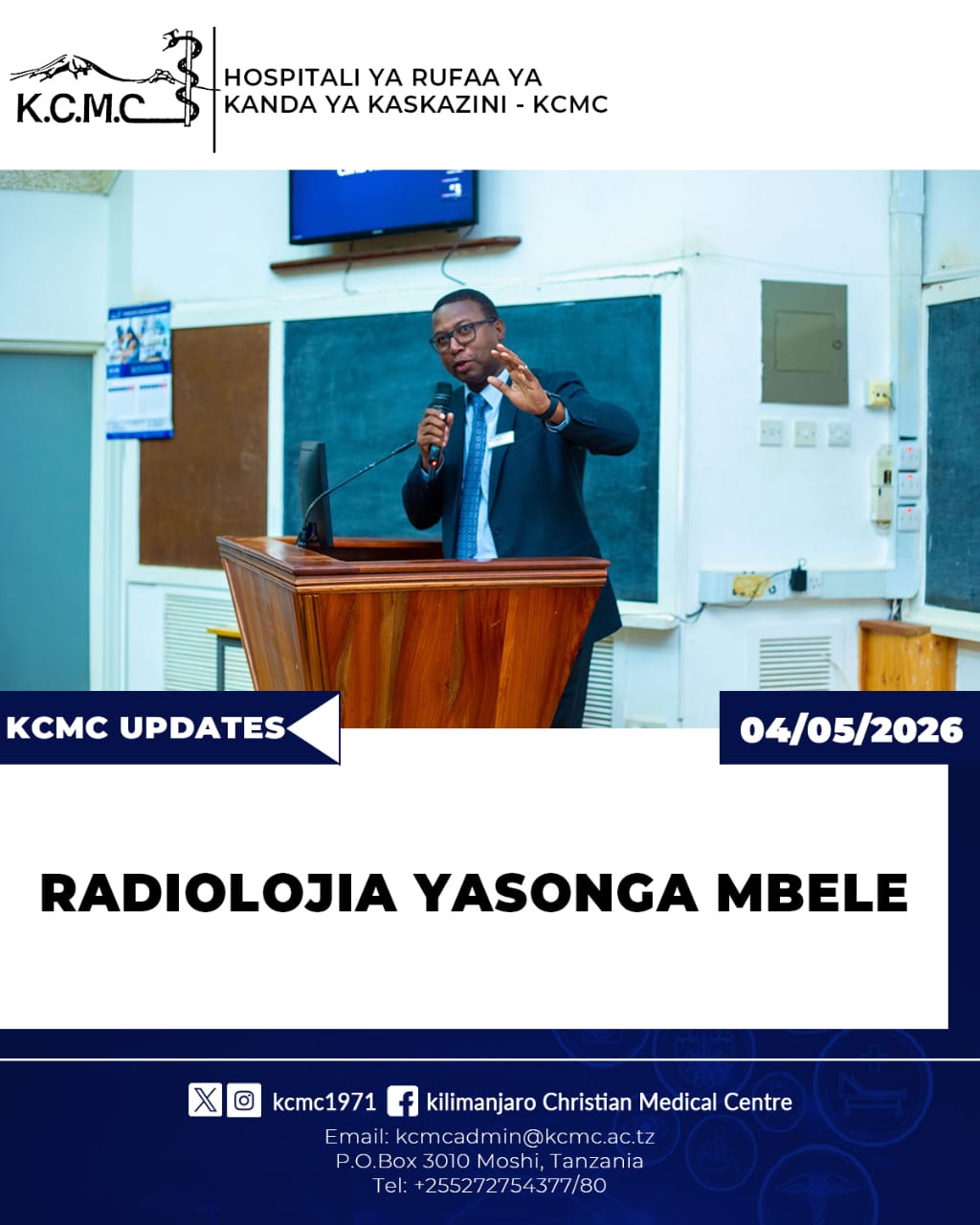 RADIOLOJIA YASONGA MBELE