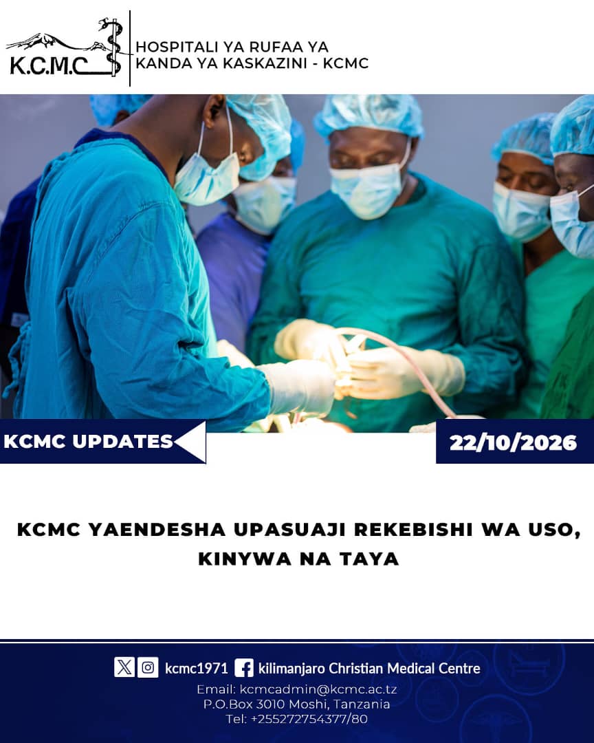 KCMC YAENDESHA UPASUAJI REKEBISHI WA USO, KINYWA NA TAYA