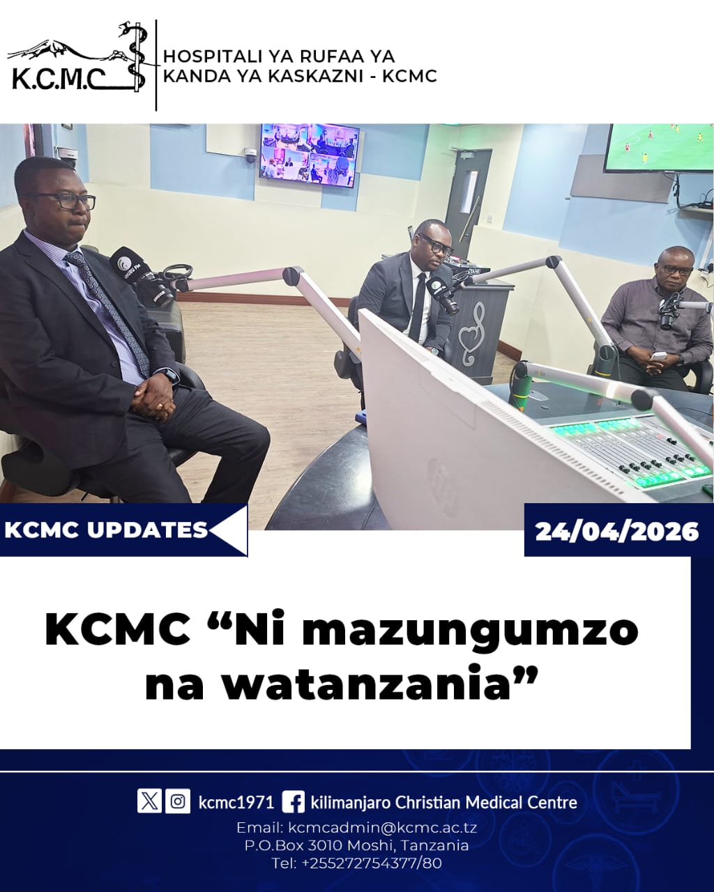KCMC 'Ni mazungumzo na wananchi'.