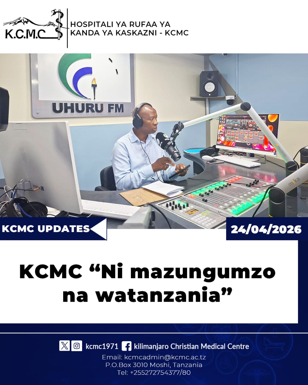 KCMC 'Ni mazungumzo na wananchi'.
