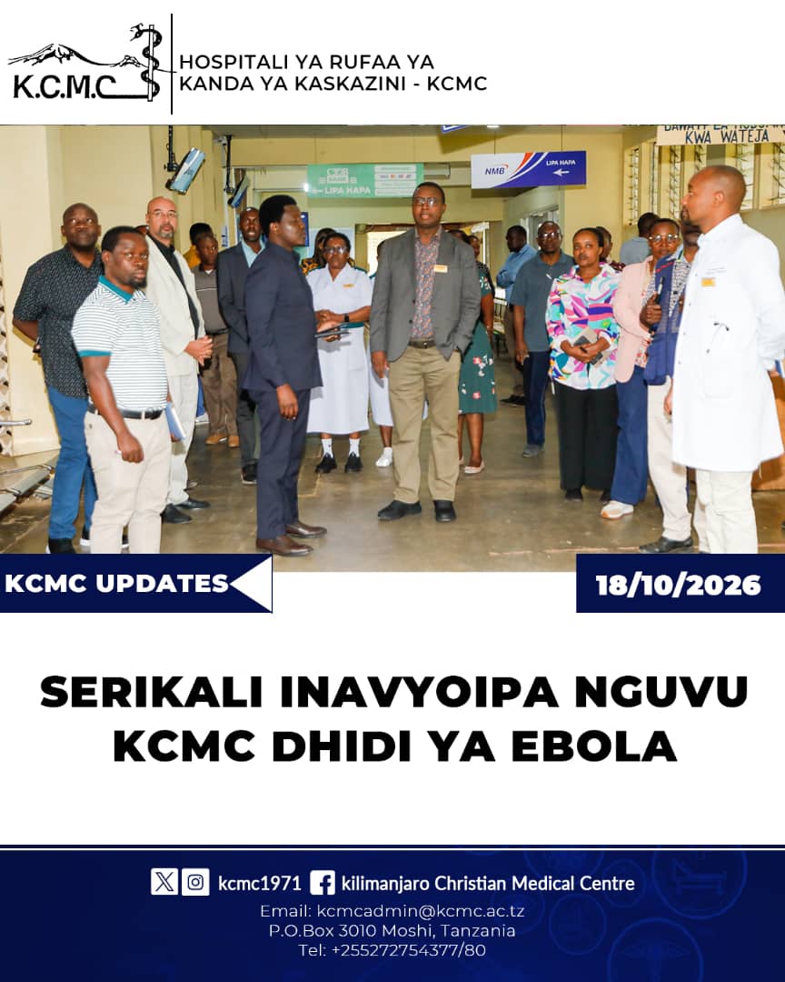 SERIKALI INAVYOIPA NGUVU KCMC DHIDI YA EBOLA
